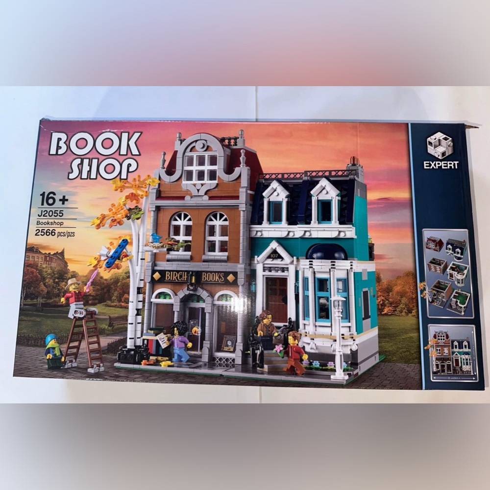 Modular Book Shop City Store Style Building brick set Lego Compatible ONLY NIB - Picture 5 of 6